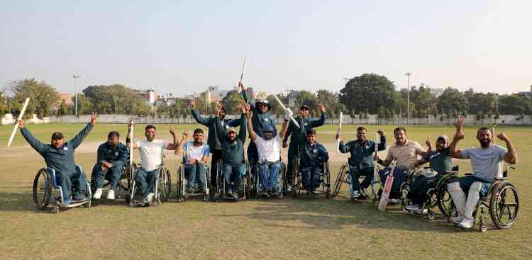 Chandigarh lifts the T 10 inter-state Wheelchair Cricket Tournament Trophy
