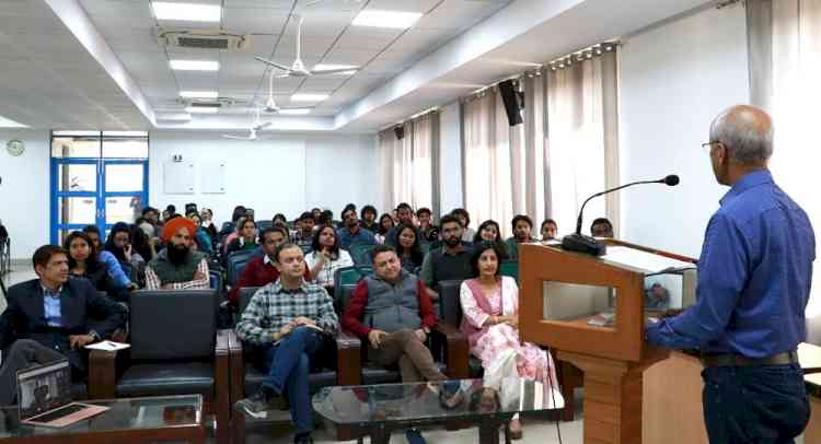 CU Punjab organises special lecture on ‘Language and Culture Interface’ by Dr Panchanan Mohanty under Foundation Week Lecture Series