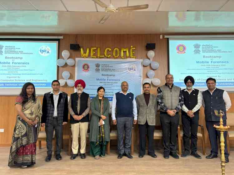 IKGPTU CSE Dept. organized Two-Days Bootcamp on Mobile Forensics