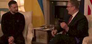 UK PM Starmer meets Ukrainian President Zelensky