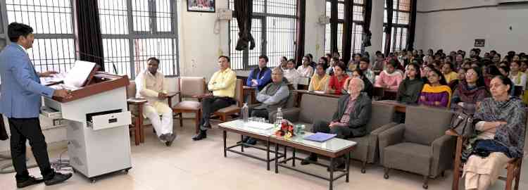 Lecture on 'Folk Cultural Heritage of Haryana' in MDU