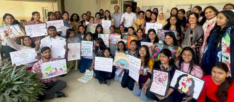 Poster making and slogan writing competition on the theme 