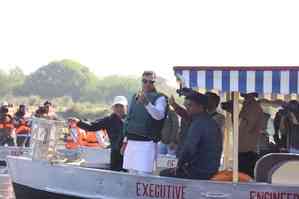 Delhi Minister Parvesh Verma inspects cleanliness efforts at Yamuna ghats