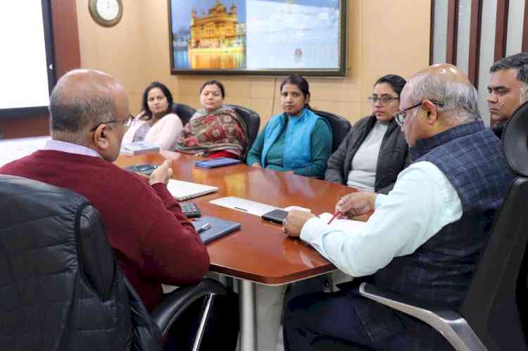 IKGPTU Chemistry Department presented annual academic progress report to Vice Chancellor Prof. Mittal