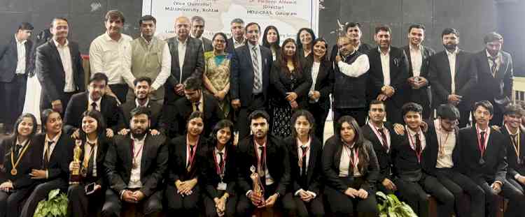 एमडीयू सीपीएएस में 19वीं इंट्रा मूट कोर्ट प्रतियोगिता आयोजित