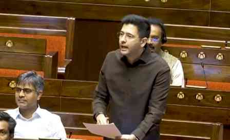 Withhold nod to Elon Musk’s Starlink, says Raghav Chadha in retaliation to US tariffs
