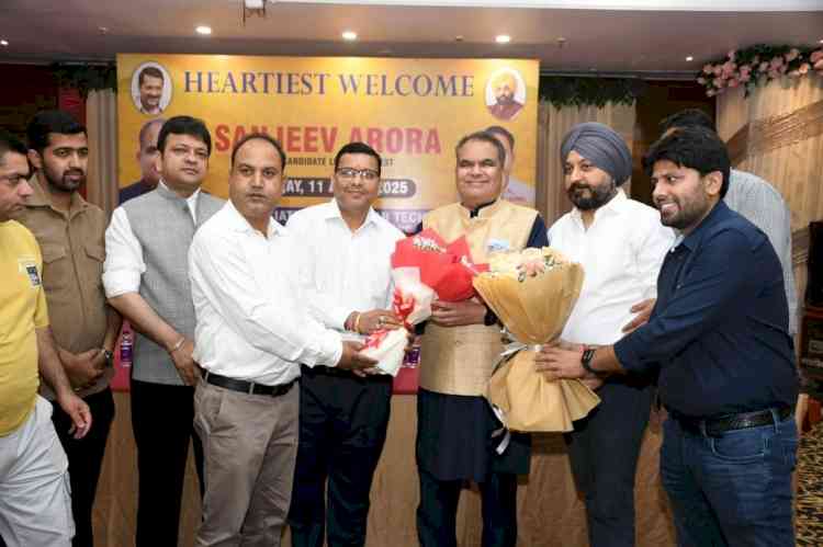 Association of Punjab Technical Textiles hosts thanksgiving for MP Sanjeev Arora; Backs him for upcoming elections