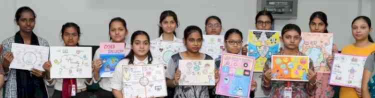 PG Department of Computer Science and IT of PCM S.D. College for Women holds Poster Making Competition