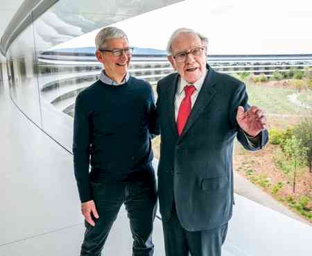 Warren Buffett’s wisdom has inspired countless people, myself included: Tim Cook