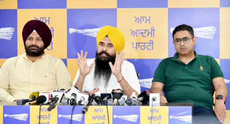 AAP Questions Congress's Double Standards on Punjab’s Water Issues