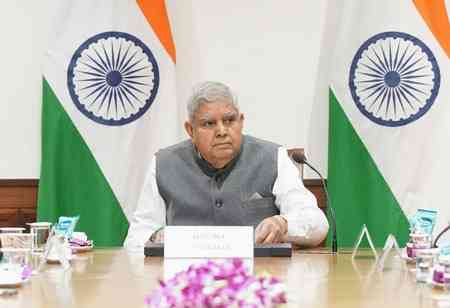 Vice-Prez Dhankhar lauds Union Minister Shivraj Chouhan for taking care of farmers' interests