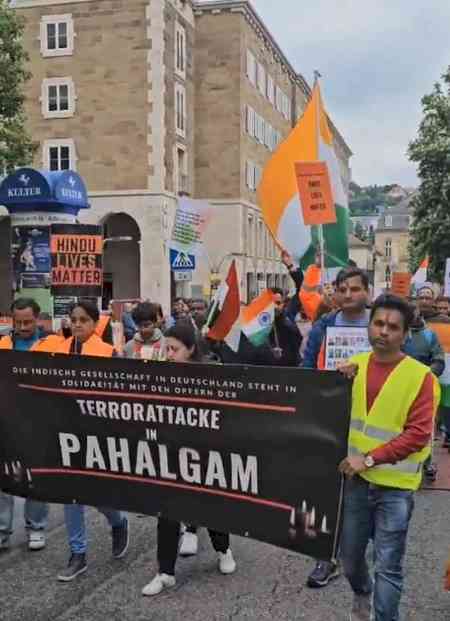 People across globe continue to stage protests against Pahalgam terror attack