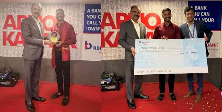 RBL Bank Felicitates Pranav Gurav, India’s Fastest 100-Meter Sprinter