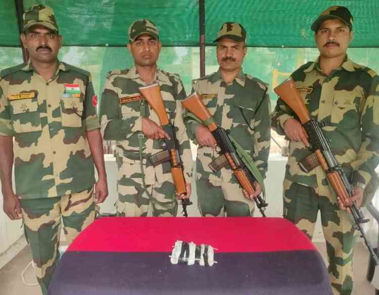 Drone, pistol parts heroin recovered by BSF