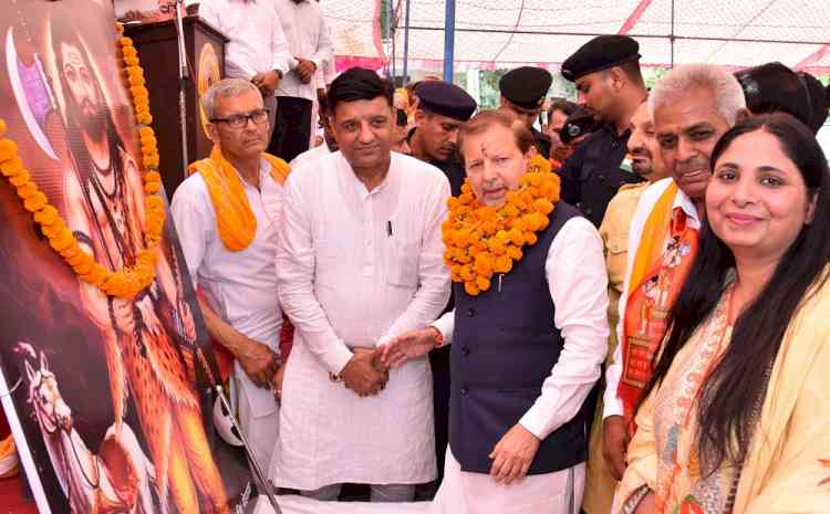 भगवान परशुराम के आदर्शों पर चलकर समाज को करें एकजुटः सहकारिता मंत्री डॉ अरविंद शर्मा
