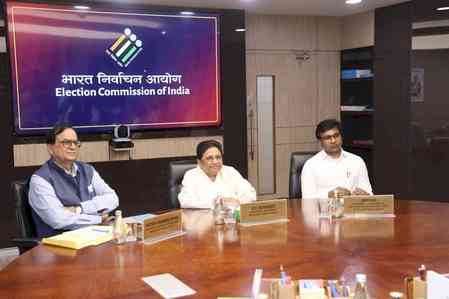 Mayawati discusses electoral roll issues with CEC Gyanesh Kumar