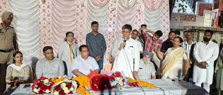 MP Manish Tewari inaugurated the installation of CCTV Cameras in Ramdarbar