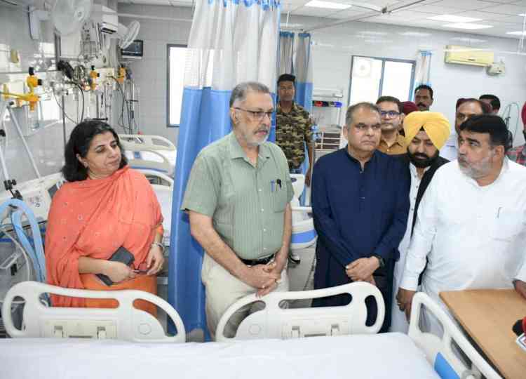 Inauguration of State-of-the-Art Upgraded ICU at Civil Hospital 