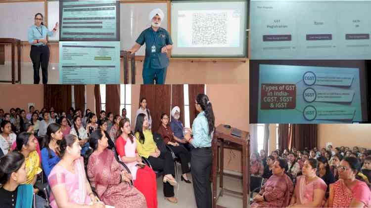 PG Department of Commerce & Management of PCM SD College for Women, Jalandhar holds Workshop on GST