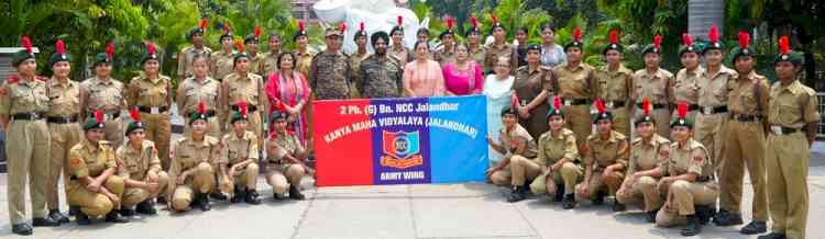 KMV NCC unit conducts Civil Defence Preparedness and Mock Drill