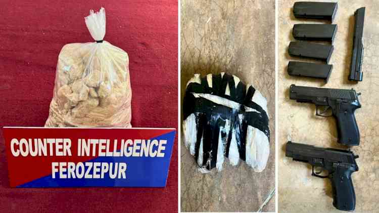 Heroin, arms and ammunition recovered by CI Sleuths 