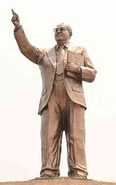 Dr Ambedkar's statue stolen in MP’s Dhar, probe underway