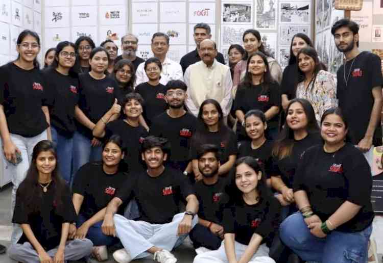 Annual Exhibition “Students’ Showcase” begins at DLC SUPVA, Rohtak