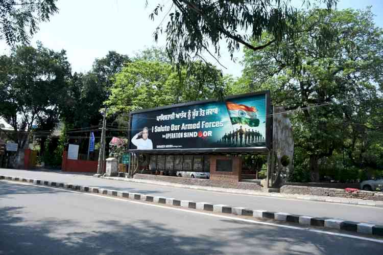 MP Arora Updates Campaign Hoardings to Salute Armed Forces Post ‘Operation Sindoor’