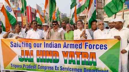 Congress takes out 'Jai Hind Tiranga Yatra' in NE to support 'Operation Sindoor'