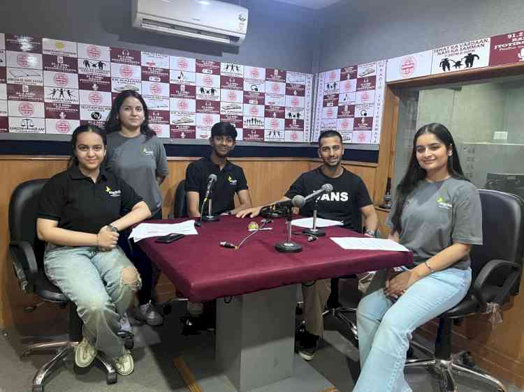 Enactus SSBUICET advances social impact through radio outreach on Jyotirgamaya 91.2 MHz