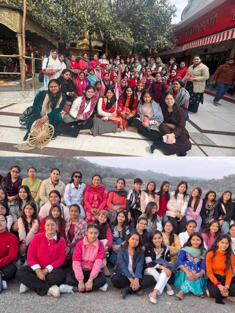 PCM S.D. College for Women Organises Educational-cum-Religious Trip