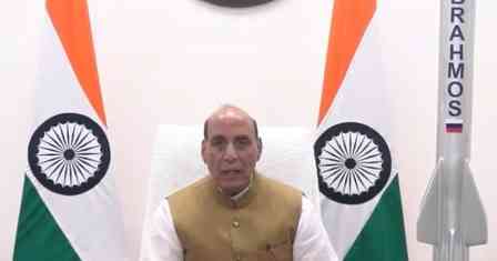 Rajnath Singh inaugurates BrahMos missile unit, says ‘this will make UP a hub of defence manufacturing’