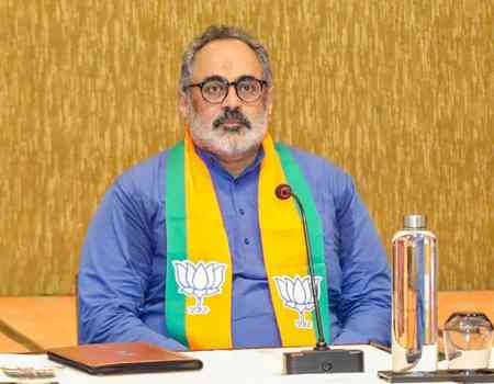 Cong is never happy when India succeeds: Chandrasekhar slams LoP Gandhi’s call for special Parliament session