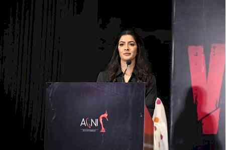 I had to make an effort to slow down my speaking pace while shooting for 'The Verdict', says Varalaxmi Sarathkumar