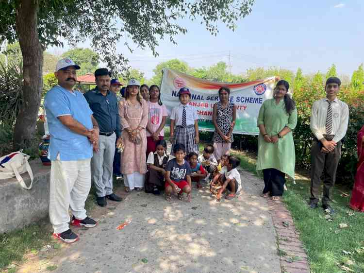 NSS Panjab University Observes Buddha Purnima with community welfare Initiative