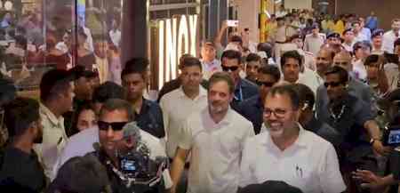 Chaos at Patna mall as Rahul Gandhi watches ‘Phule’, ticket holders denied entry