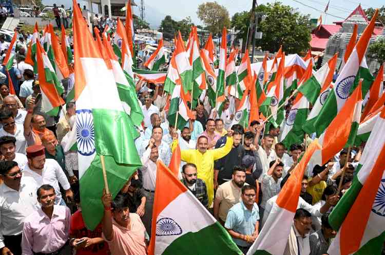 Tiranga Yatra Held in Dharamshala; Operation Sindoor Showcased as Symbol of India’s Military Might
