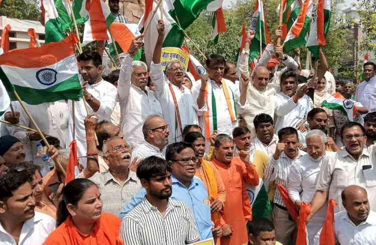 रोहतक लोकसभा में निकाली गई तिरंगा यात्रा