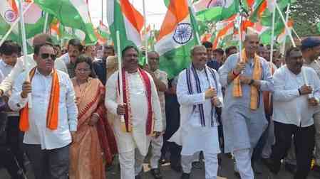 Massive Tiranaga Yatra in Sambalpur to honour Armed Forces for success of Operation Sindoor