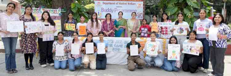 KMV’s Buddy Programme focuses on Mental Health with student-led Check-in booth
