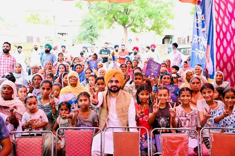 Cabinet Minister Tarunpreet Singh Sond begins Nasha Mukti Yatra in Khanna villages 