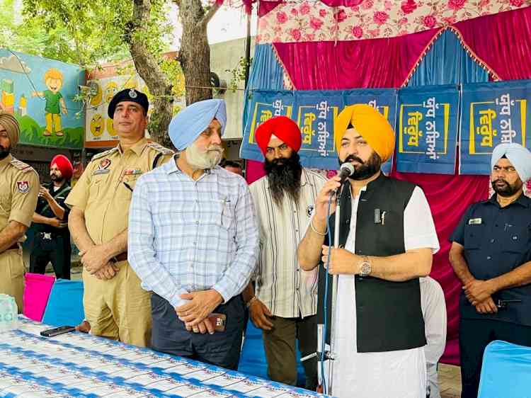 Cabinet Minister Hardeep Singh Mundian kicks off Nasha Mukti Yatra in Sahnewal