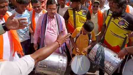 K'taka: Pralhad Joshi leads Tiranga Yatra in Hubballi to pay tribute to Armed forces
