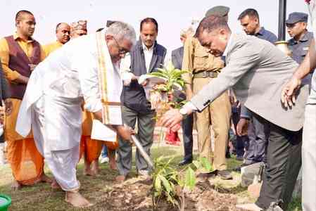 Ek Ped Maa Ke Naam: Union Minister Bhupender Yadav plants sapling in Nepal's Pashupatinath Temple