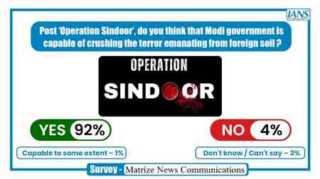Matrize Survey: Over 90% of respondents give thumbs up to Modi govt's war on terror 