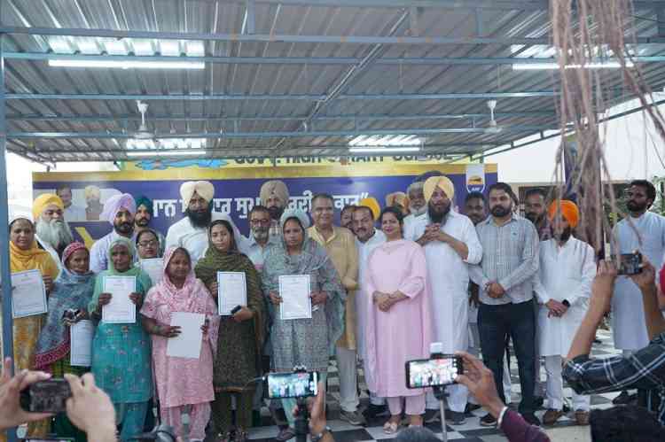 MP Arora confers Proprietary Rights to 151 Households of Jawaddi Kalan after 50 years