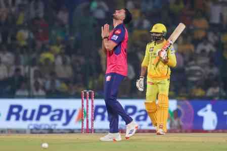 IPL 2025: Madhwal and Yudhvir pick three-fers, help RR restrict CSK to 187/8