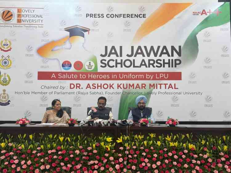 LPU Chancellor & MP Dr. Ashok Mittal Announces 'Jai Jawan Scholarship'