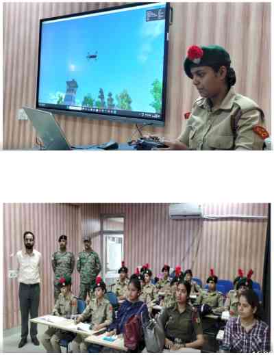 DAY 3 OF DRONE TRAINING OF 3 PB (G) BN NCC