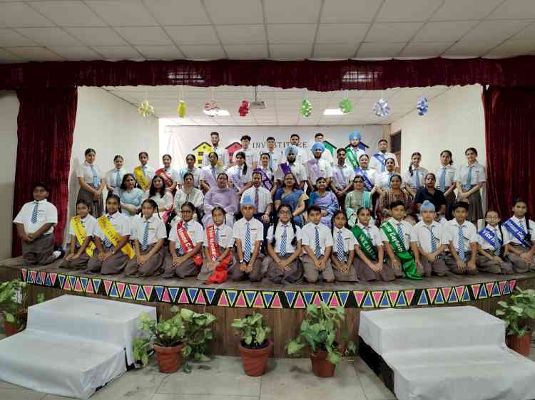 Investiture Ceremony 2025-26 conducted at Apeejay School